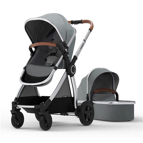 <strong>Mompush</strong> Ultimate2 Baby <strong>Stroller</strong>, Premium Convertible Full-Size Bassinet <strong>Stroller</strong> for Toddler, Newborn <strong>Stroller</strong> with Reversible Seat, One Hand Recline Pushchair Pram, Car Seat Adapter Included Black. . Mompush stroller